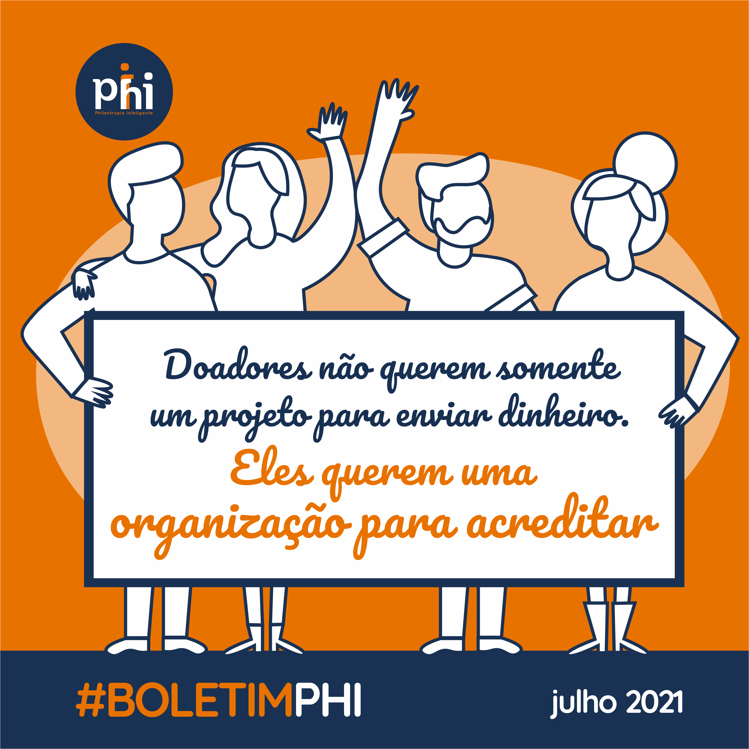 Boletim Phi: Uma organização para acreditar