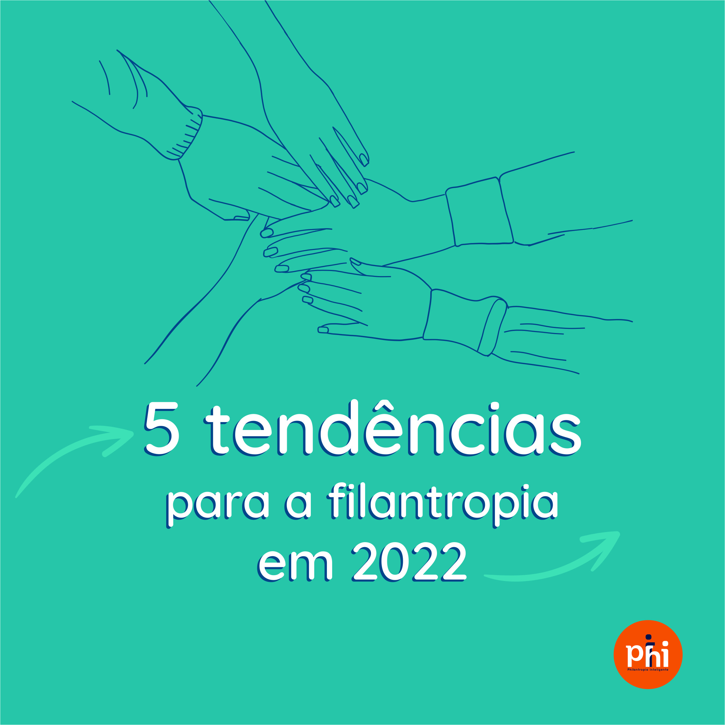 Cinco tendências para a filantropia em 2022