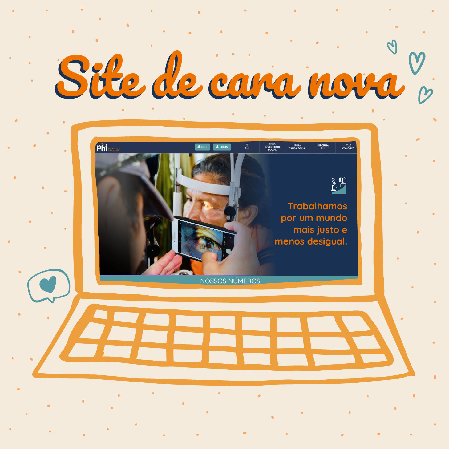 Site do Phi ganha nova linguagem visual