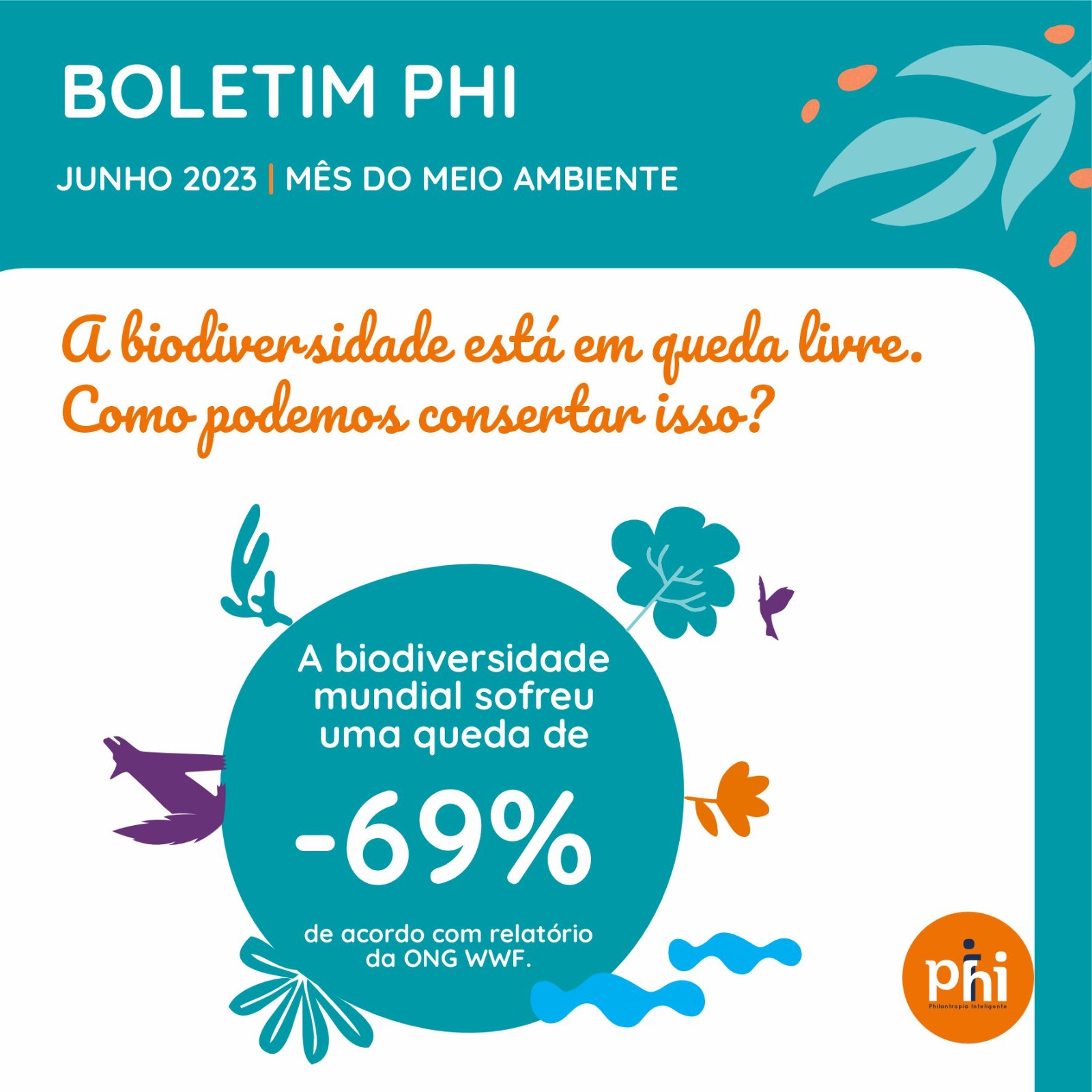 Boletim Phi: Caminhos para preservar a vida na Terra